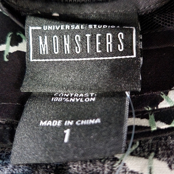 UNIVERSAL MONSTERS FRANKENSTEIN MINI SKATER DRESS - MESH & STRETCH POPLIN - Picture 7 of 8